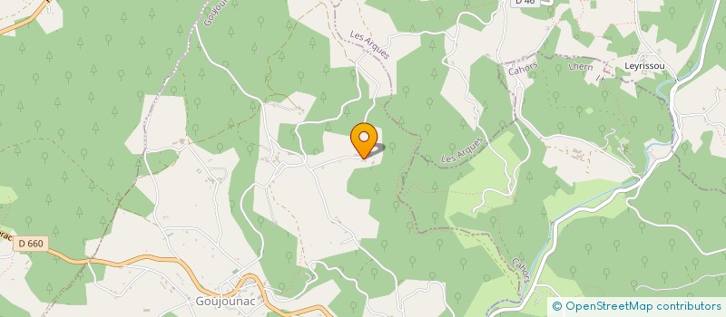 localisation de l'entreprise CASSAN  GOUJOUNAC