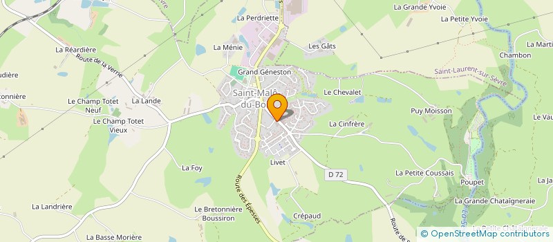 localisation de l'entreprise CASSAN-FOURNIER  SAINT-MALO-DU-BOIS