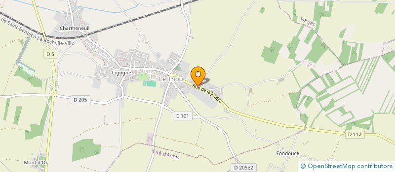 localisation de l'entreprise CASSAN MACONNERIE  FORGES