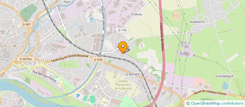 localisation de l'entreprise CASSAN-MIGNOT SABINE ET DIDIER  NEVERS