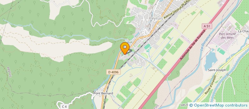 localisation de l'entreprise CASSAN YVES ET GUY  PEYRUIS