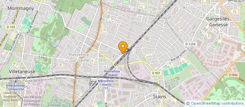 localisation de l'entreprise CASSANDRA  PIERREFITTE-SUR-SEINE