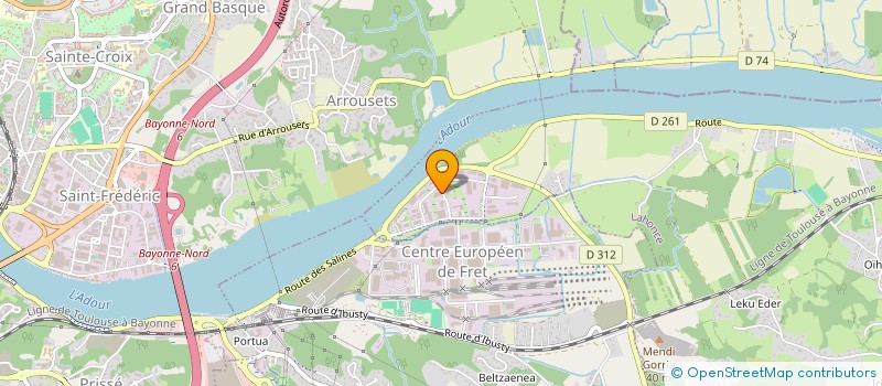 localisation de l'entreprise CASSANDRA  LAHONCE