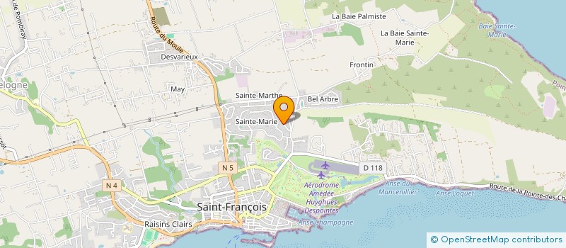 localisation de l'entreprise CASSANDRA à SAINT-FRANCOIS