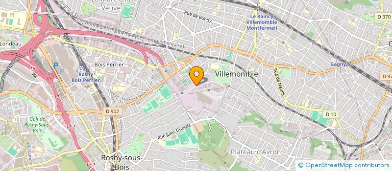 localisation de l'entreprise CASSANDRE à VILLEMOMBLE