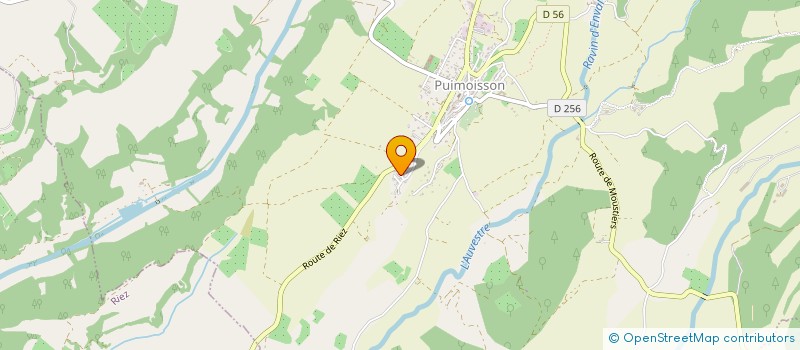 localisation de l'entreprise CASSANDRE  PUIMOISSON