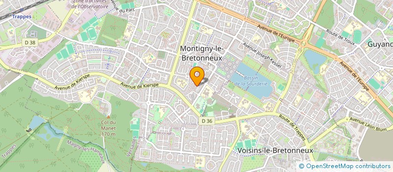 localisation de l'entreprise CASSANDRE  MONTIGNY-LE-BRETONNEUX