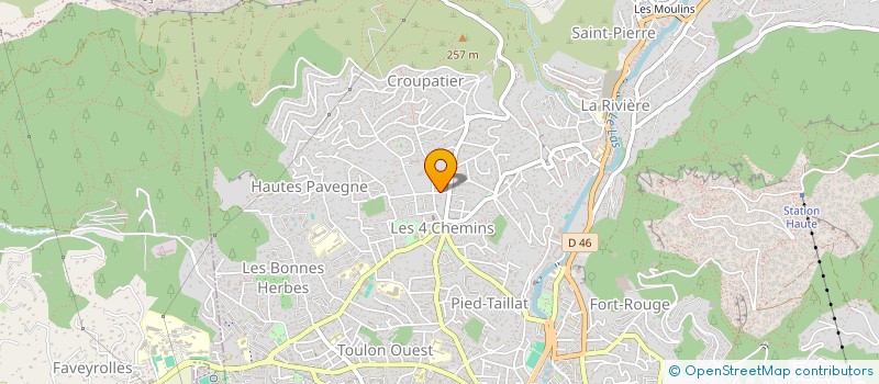 localisation de l'entreprise CASSANDRE  TOULON