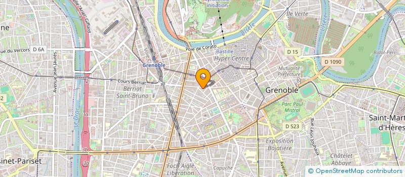 localisation de l'entreprise CASSANDRE  GRENOBLE