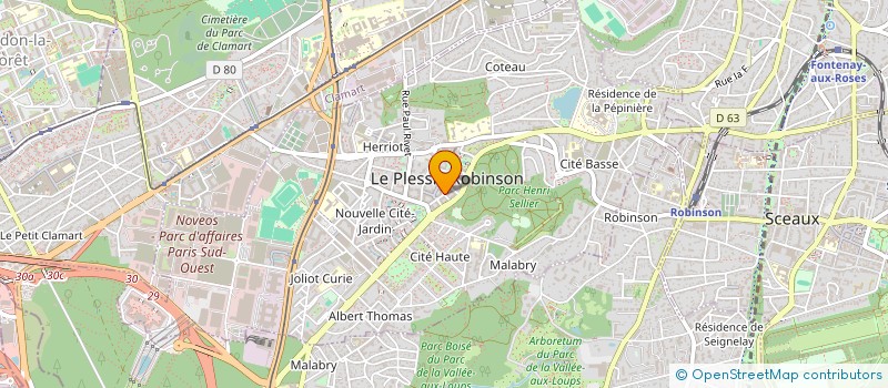 localisation de l'entreprise CASSANDRE IMMOBILIER à LE PLESSIS-ROBINSON