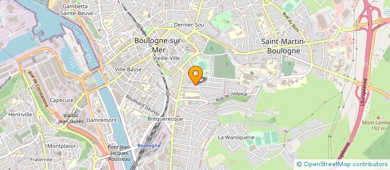 localisation de l'entreprise CASSARANO à BOULOGNE-SUR-MER
