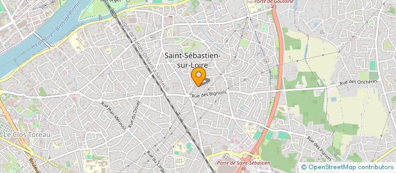 localisation de l'entreprise CASSARD P.S. à SAINT-SEBASTIEN-SUR-LOIRE