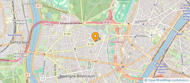 localisation de l'entreprise CASSAYRE GERAR à BOULOGNE-BILLANCOURT