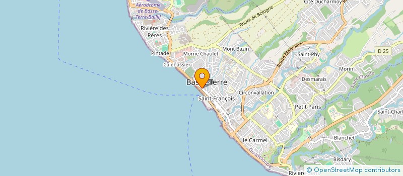 localisation de l'entreprise CASSE AUTO DU BOULEVARD MARITIME à BASSE-TERRE