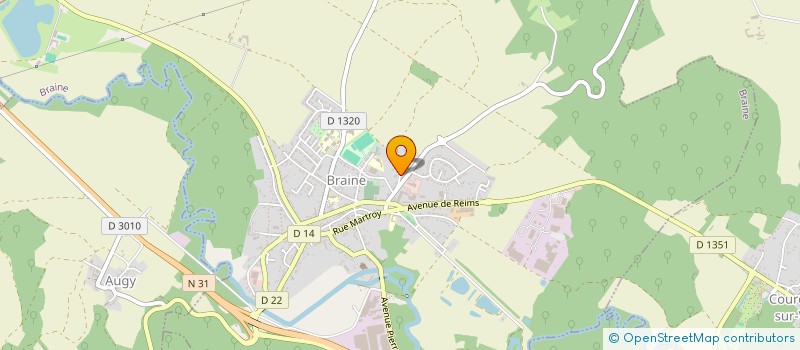 localisation de l'entreprise CASSE AUTO PIECES OCCASION à SERMOISE