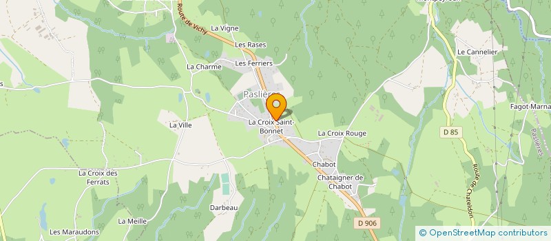 localisation de l'entreprise CASSE AUTOS RIS  RIS