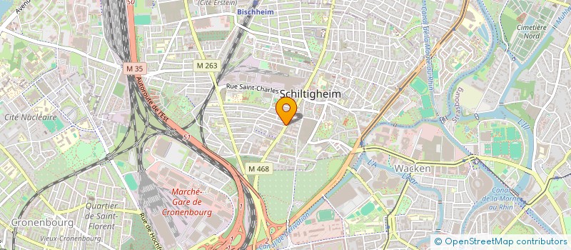 localisation de l'entreprise CASSE DALE DU COIN  SCHILTIGHEIM