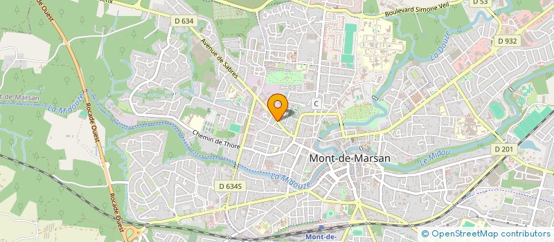 localisation de l'entreprise CASSE DALLE  MONT-DE-MARSAN