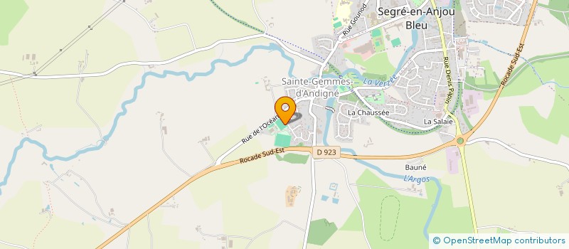 localisation de l'entreprise CASSE DU HAUT ANJOU à SEGRE-EN-ANJOU BLEU
