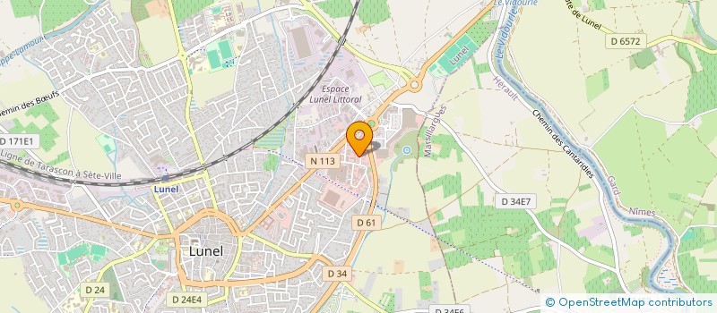 localisation de l'entreprise CASSE SCOOTERS MOTOS LUNELLOISE à LUNEL