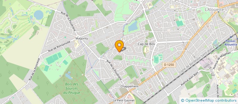 localisation de l'entreprise CASSEDOU  PESSAC