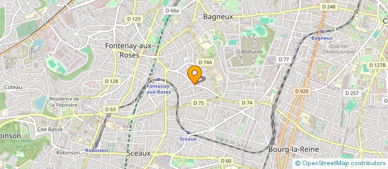 localisation de l'entreprise CASSEL  FONTENAY-AUX-ROSES