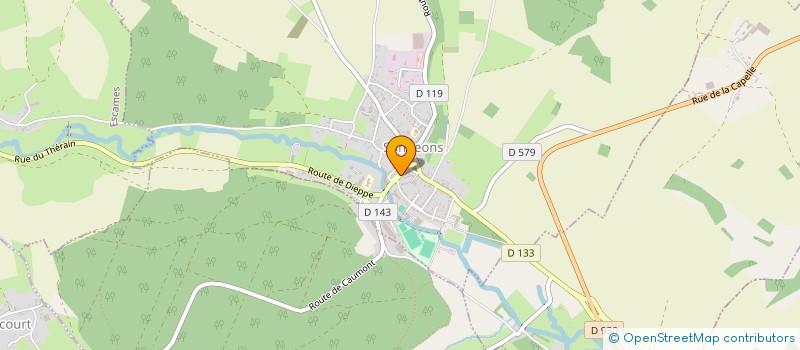 localisation de l'entreprise CASSELEUX & PICARDIE INVEST  SONGEONS