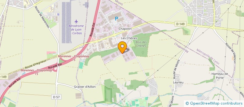 localisation de l'entreprise CASSELIN à CORBAS