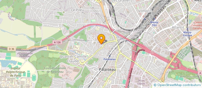 localisation de l'entreprise CASSEN à PALAISEAU