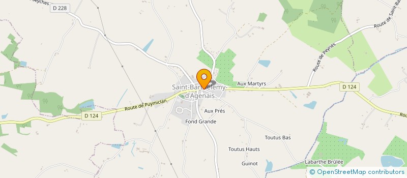 localisation de l'entreprise CASSEPICAT  SAINT-AVIT