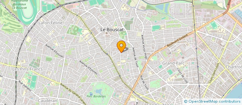 localisation de l'entreprise CASSERON PARTICIPATIONS  LE BOUSCAT