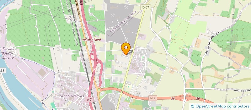 localisation de l'entreprise CASSEROUSSE à BOURG-LES-VALENCE