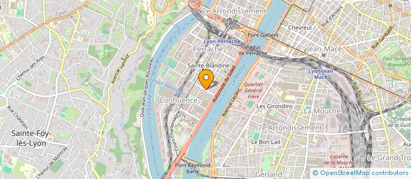 localisation de l'entreprise CASSET ROGER  LYON