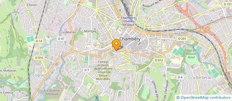 localisation de l'entreprise CASSET-YIM INDIVISION  CHAMBERY