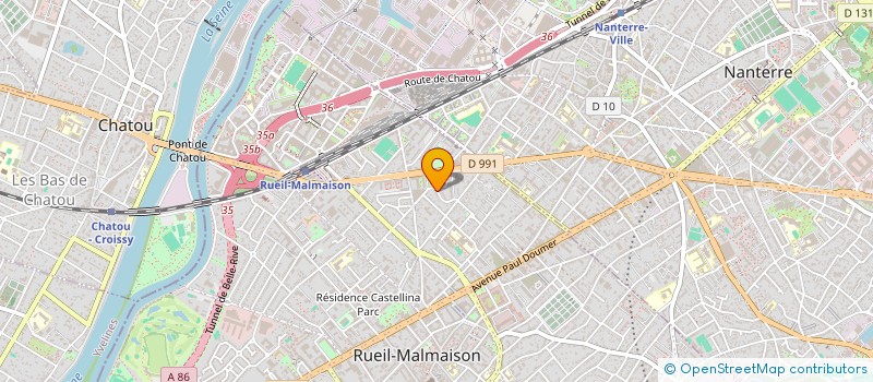 localisation de l'entreprise CASSI SERVICES à RUEIL-MALMAISON