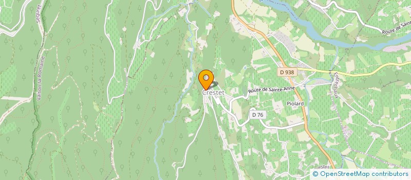 localisation de l'entreprise CASSIA IMMOBILIER  CRESTET