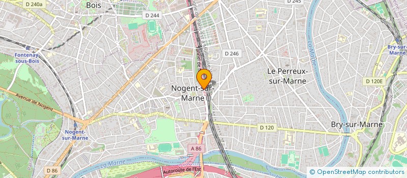 localisation de l'entreprise CASSIANO IMMOBILIER  NOGENT-SUR-MARNE