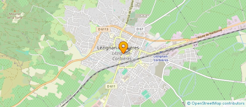 localisation de l'entreprise CASSIDI à LEZIGNAN-CORBIERES