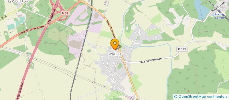 localisation de l'entreprise CASSIDONY DEUX WARLUIS  WARLUIS