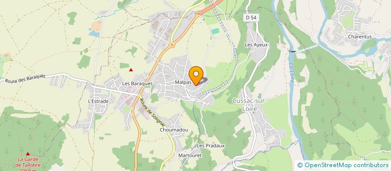 localisation de l'entreprise CASSIDY  CUSSAC-SUR-LOIRE