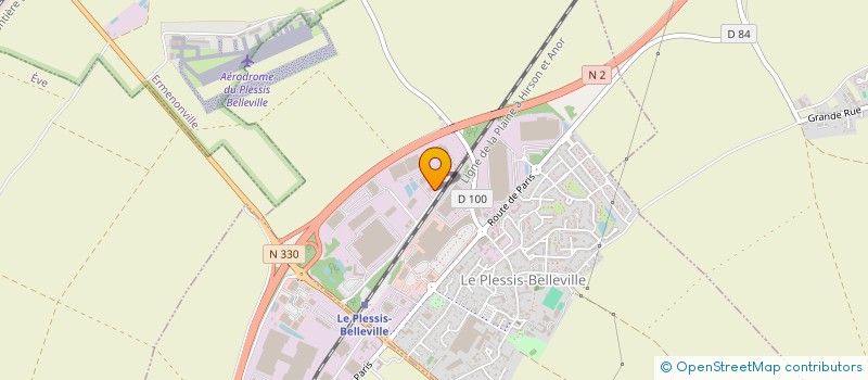 localisation de l'entreprise CASSIDY  LE PLESSIS-BELLEVILLE