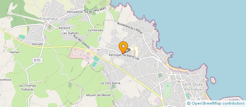 localisation de l'entreprise CASSIE à SAINT-QUAY-PORTRIEUX