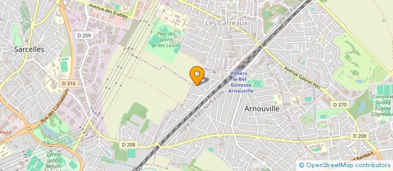 localisation de l'entreprise CASSIE  ARNOUVILLE