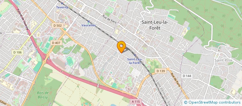 localisation de l'entreprise CASSIE  SAINT-LEU-LA-FORET