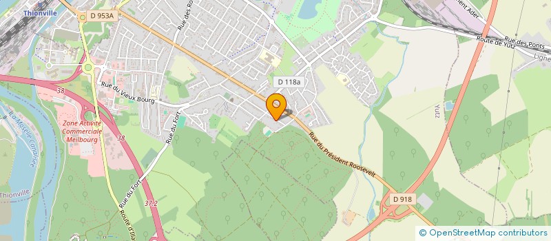 localisation de l'entreprise CASSIE LORRAINE  YUTZ