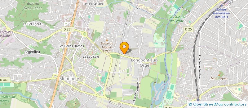 localisation de l'entreprise CASSIEHOST  LONGPONT-SUR-ORGE