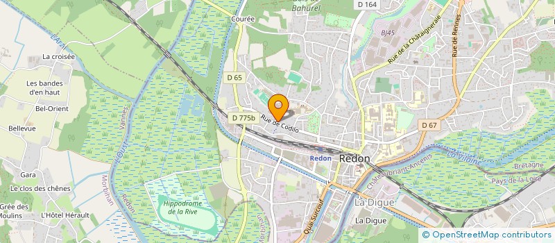 localisation de l'entreprise CASSILONAROSE  REDON