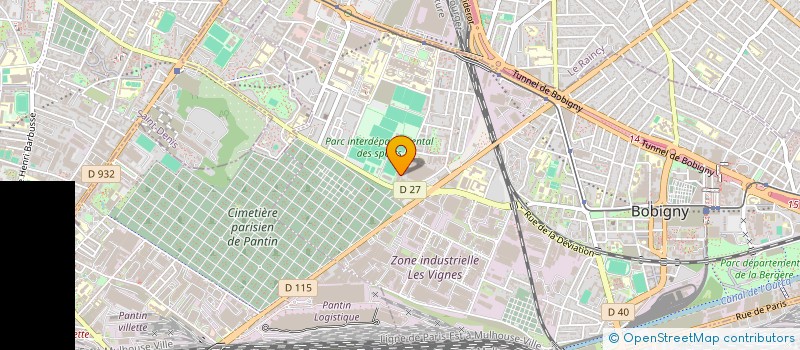 localisation de l'entreprise CASSIMACO à BOBIGNY