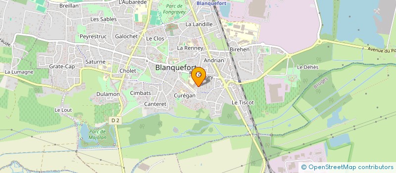 localisation de l'entreprise CASSIN à BLANQUEFORT