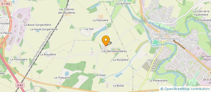 localisation de l'entreprise CASSIN à MONTAIGU-VENDEE